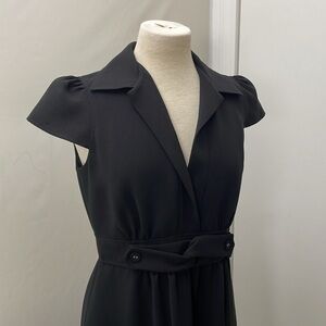 Calvin Klein Black Cap Sleeve Dress